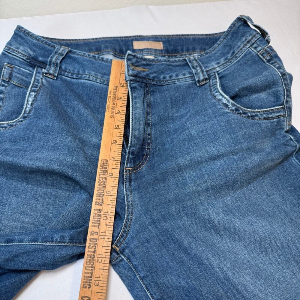 KUT from the Kloth Meg High Rise Wide Leg Jeans Women's 12 Blue Stretch - Picture 8 of 13